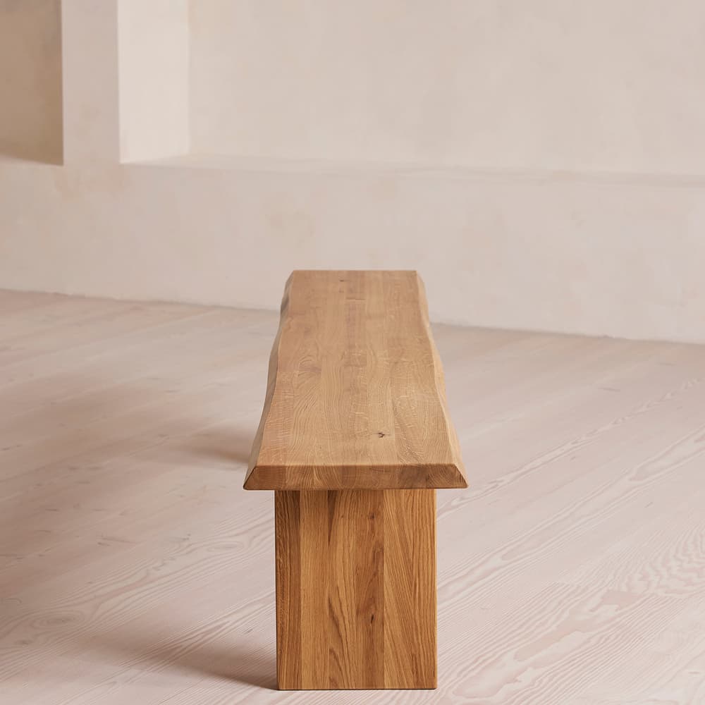 Matis Bench - Natural Oak - 220cm - EU - Images - Image 3