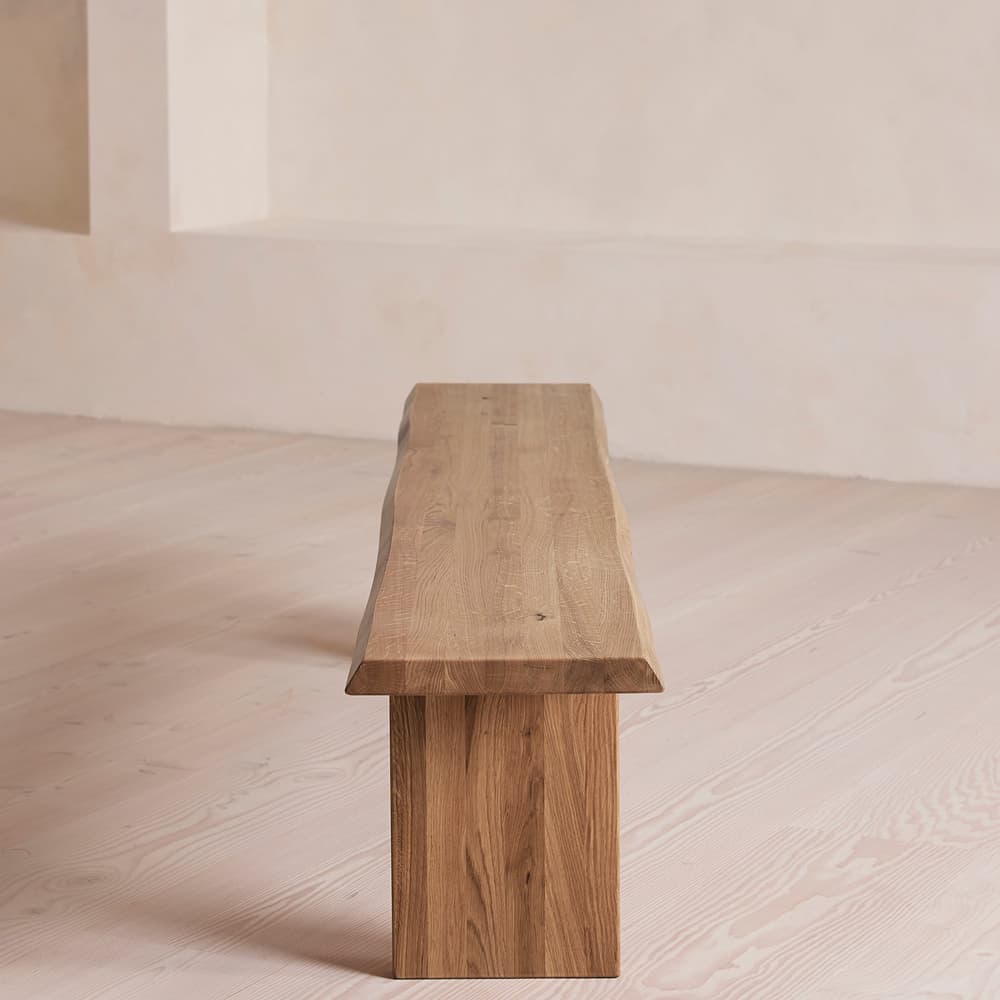 Matis Bench - Brown Oak - 280cm - Images - Image 3