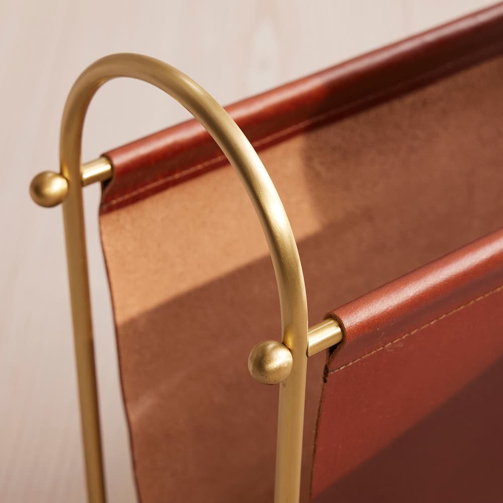 Meard Magazine Rack - Tan - Images - Image 3