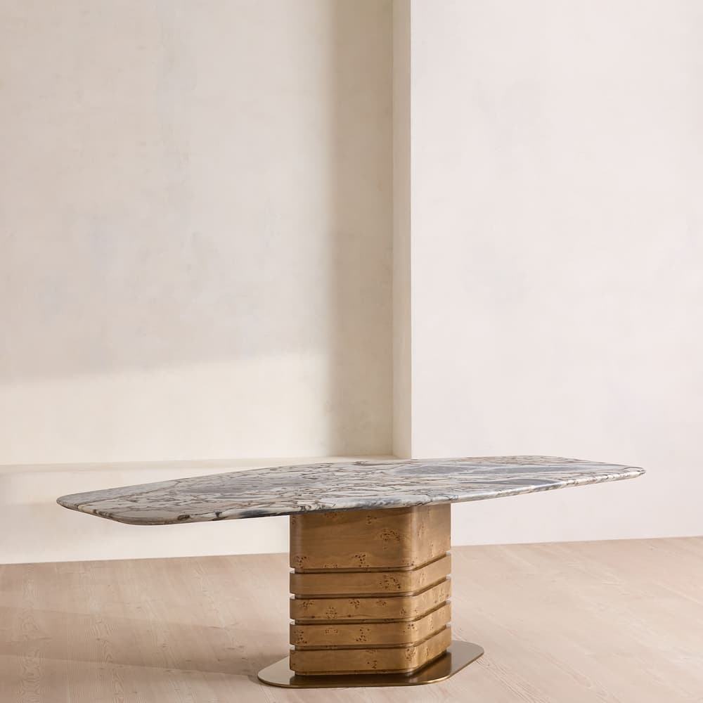 Navarro Dining Table - Arabescato Rose - Listing - Image 3