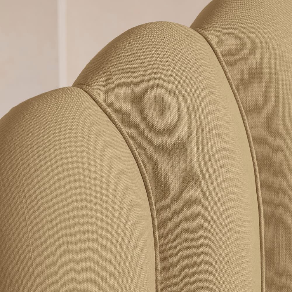 Manette Bed - King - Linen - Wheat - Images - Image 3