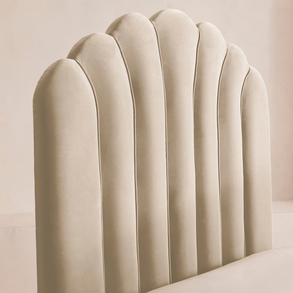 Manette Bed - King - Velvet - Oyster - UK - Images - Image 3