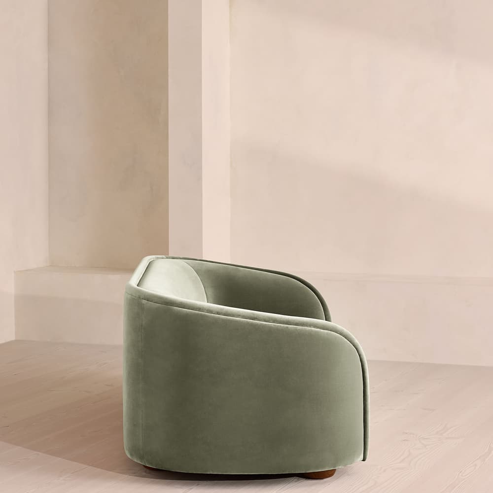 Conall Three Seater Sofa - Velvet - Seafoam - UK - Images - Image 3