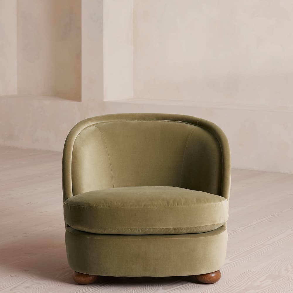 Blair Tub Armchair - Velvet - Lichen - US - Listing - Image 3