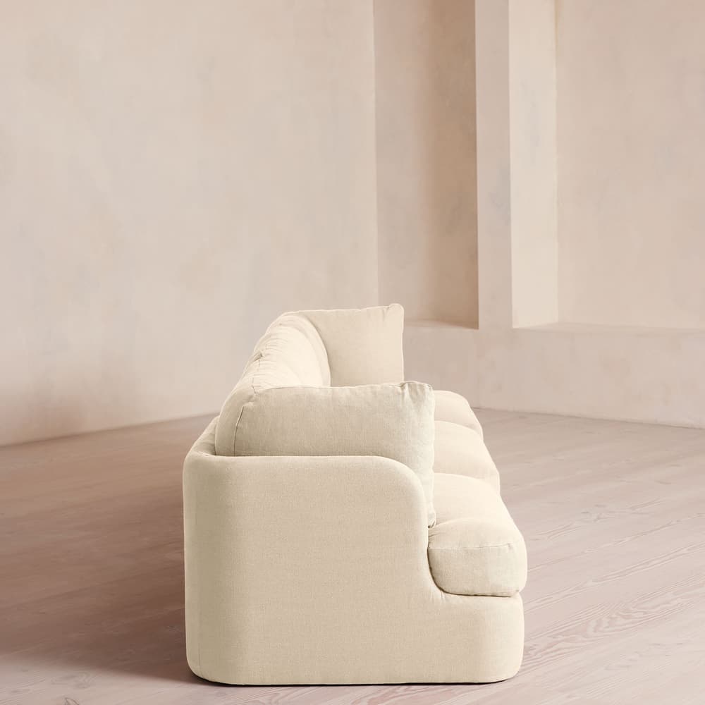 Odell Modular Sofa - Four Seater - Linen - Bisque - Images - Image 3