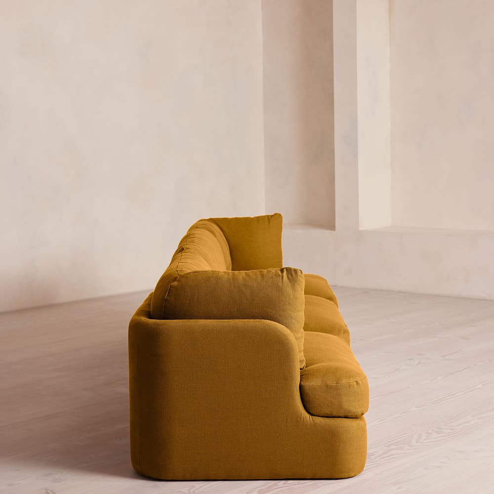 Odell Modular Sofa - Four Seater - Linen - Turmeric - UK - Images - Image 3