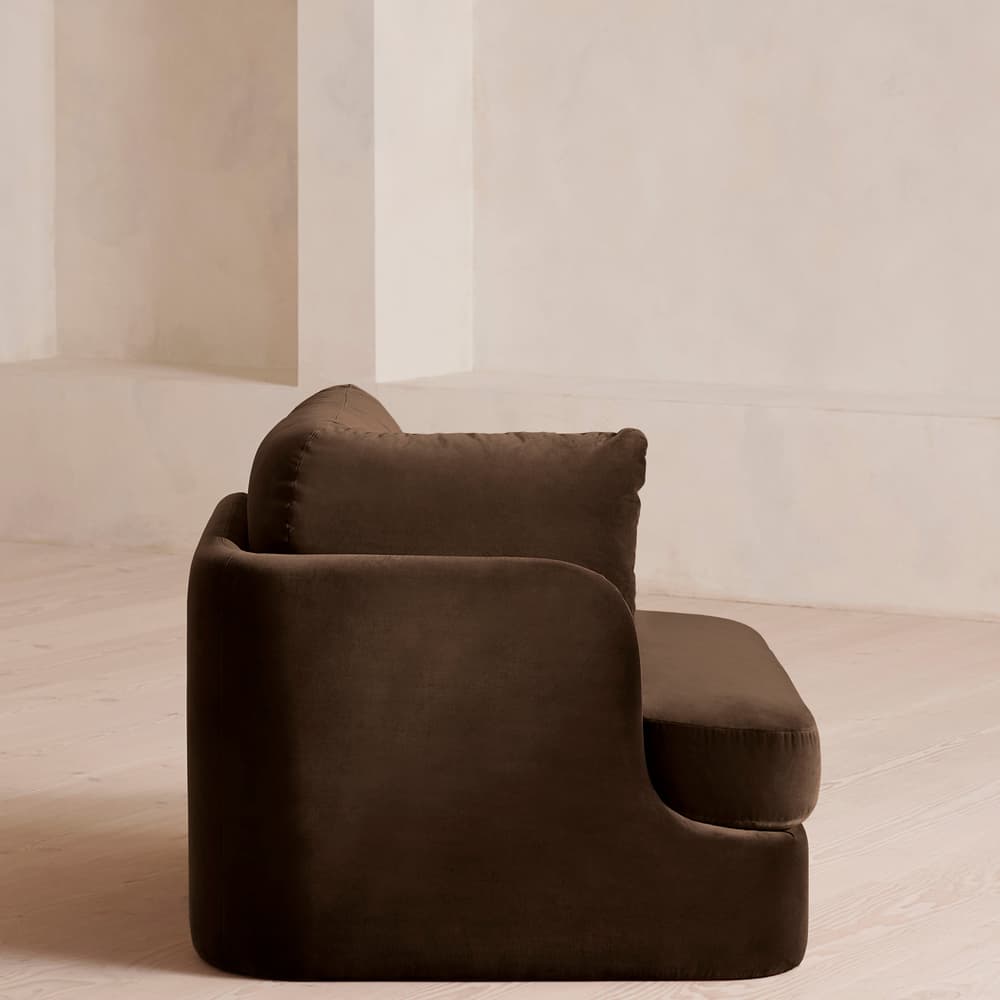 Odell Left Arm Module - Velvet - Chocolate - Image 3