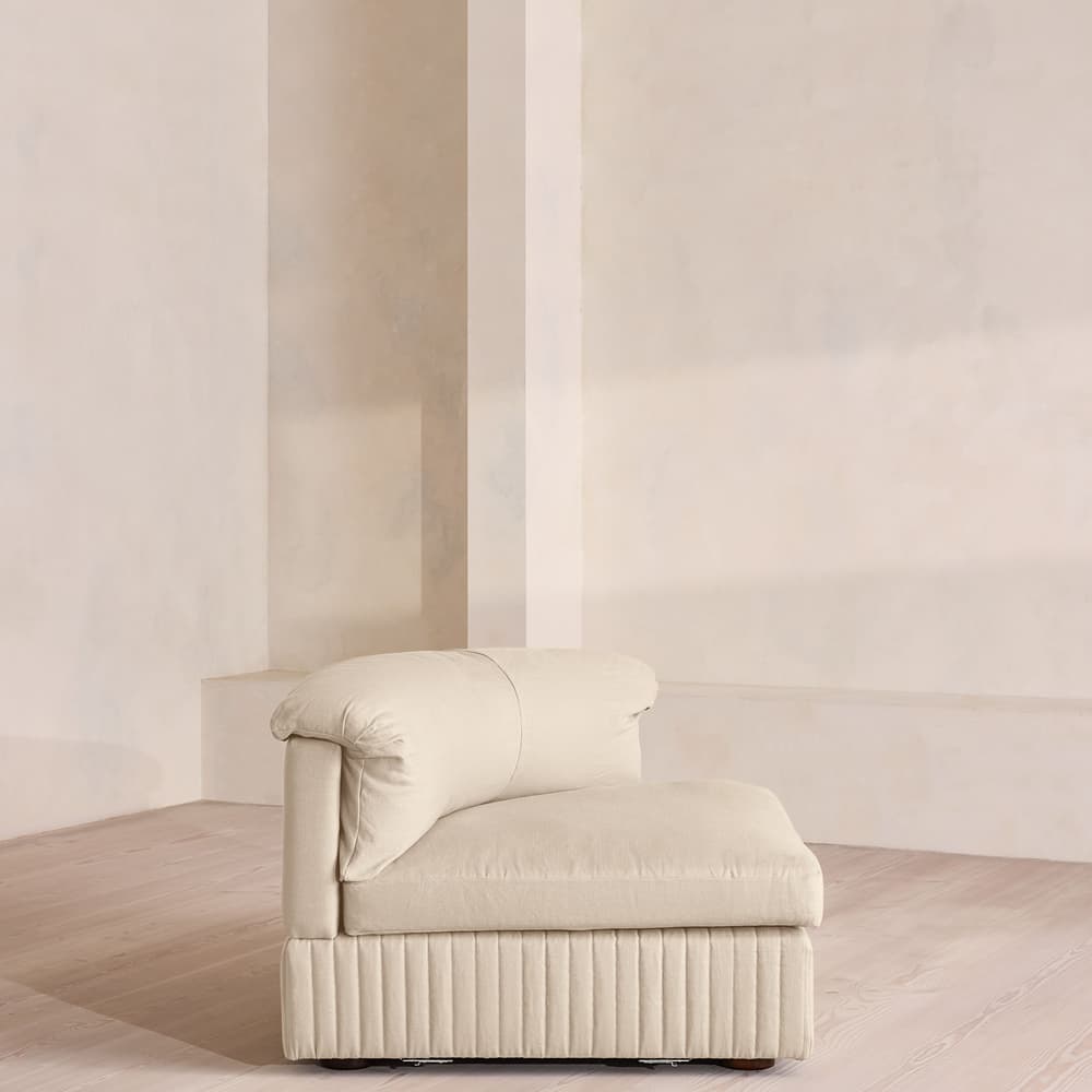 Oona Modular Sofa - Corner Module - Linen - Bisque - UK - Image 3