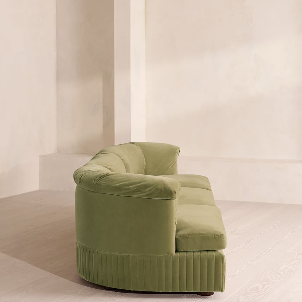 Oona Modular Sofa - Four Seater - Velvet Lichen UK - Images - Image 3