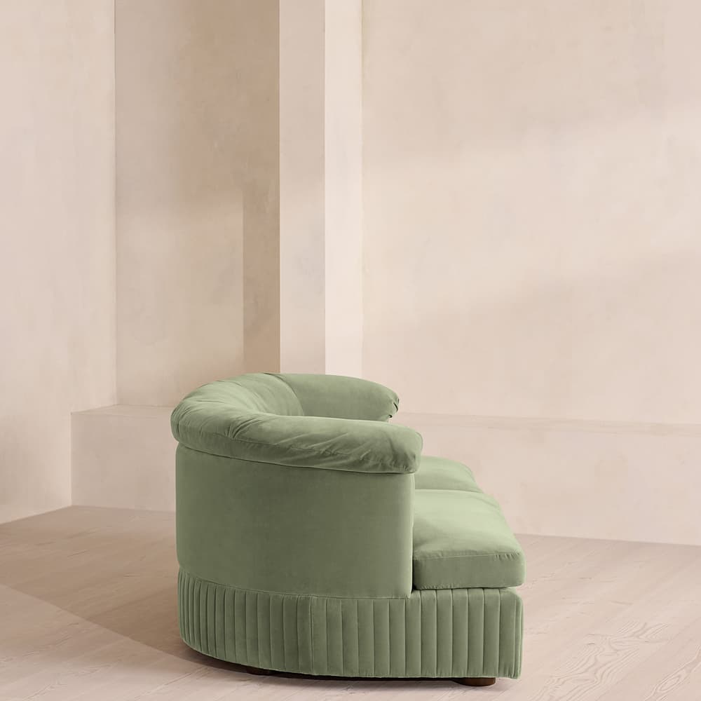 Oona Modular Sofa - Three Seater - Velvet - Seafoam - UK - Images - Image 3