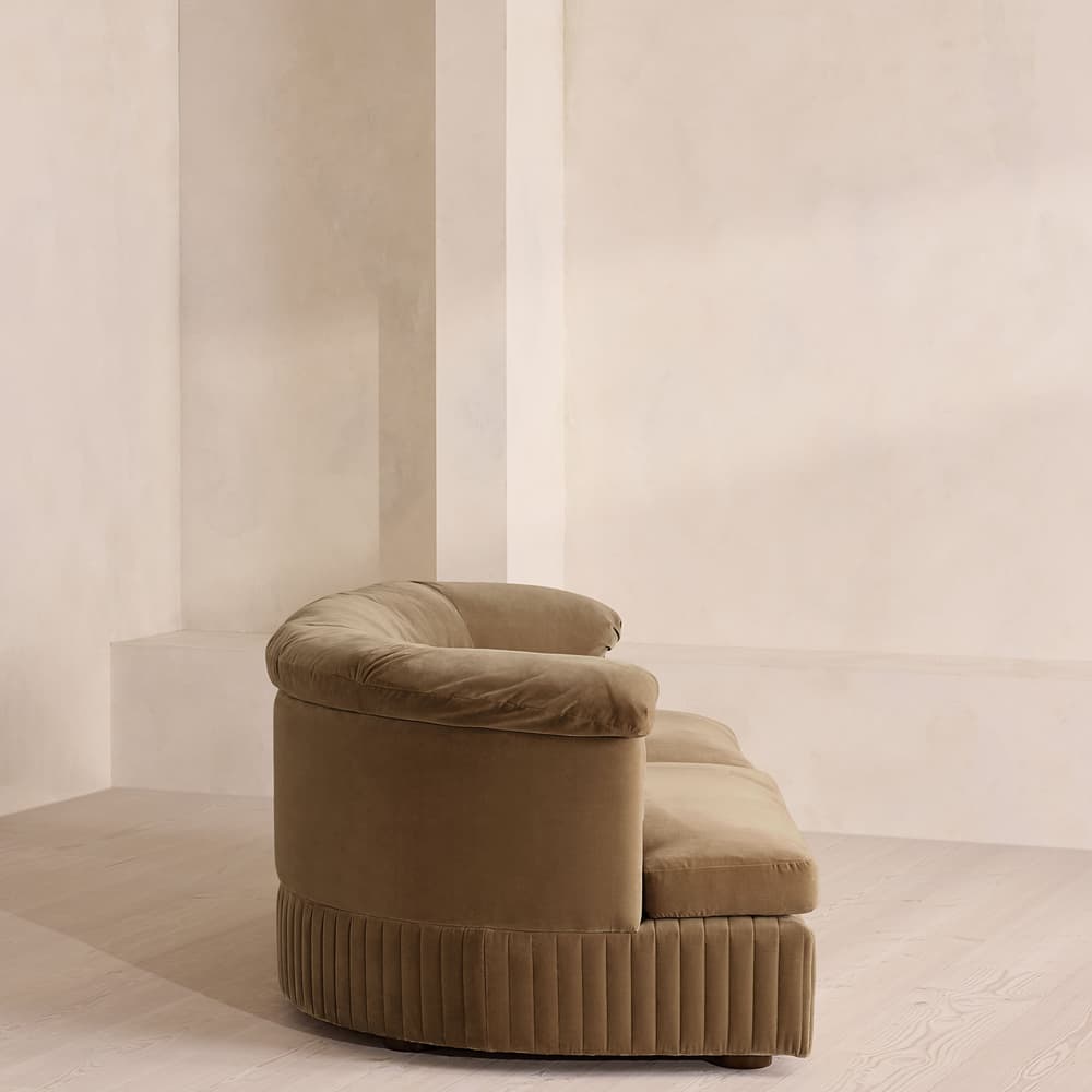 Oona Modular Sofa - Three Seater - Velvet - Truffle - UK - Images - Image 3