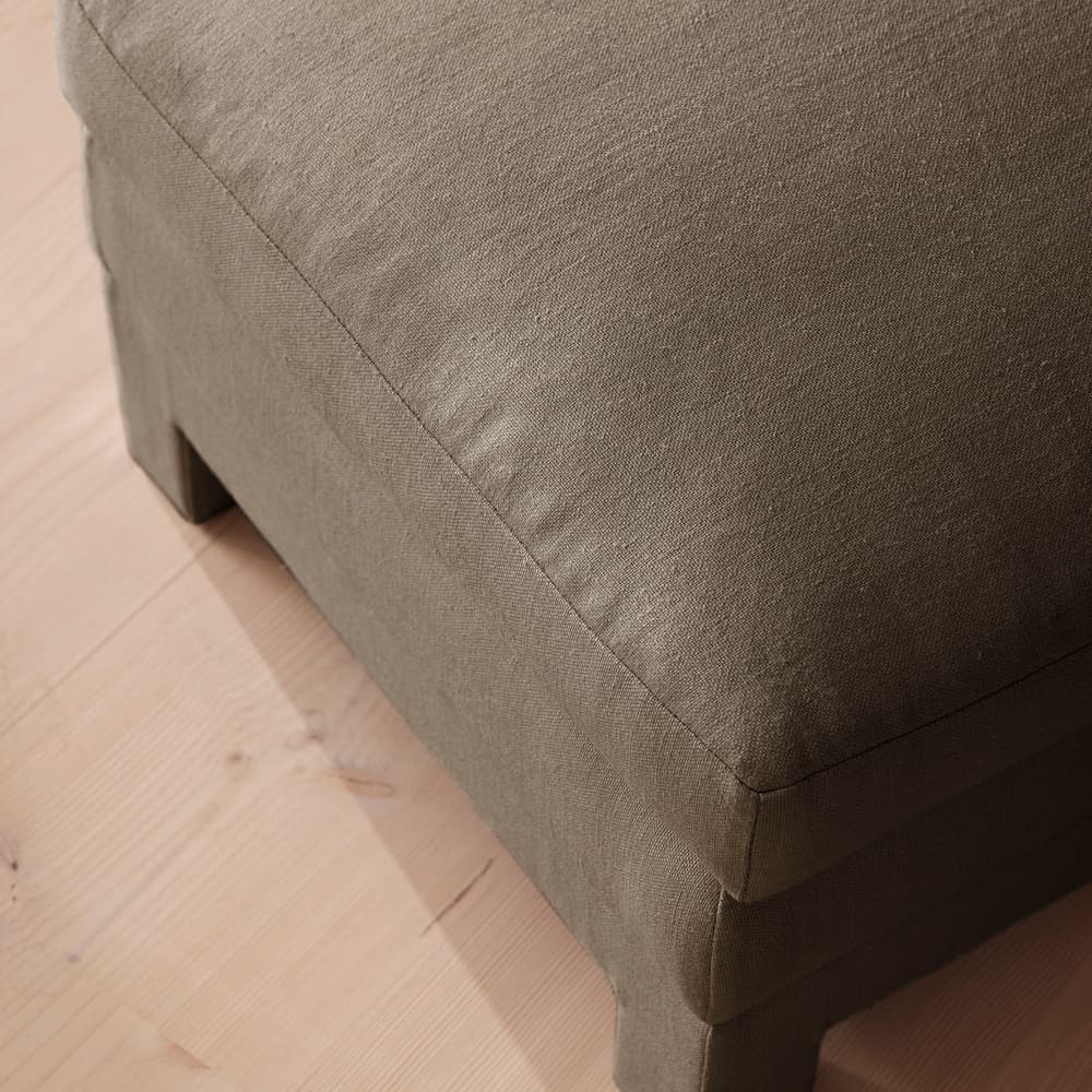 Ashford Ottoman - Linen - Mushroom - Images - Image 3