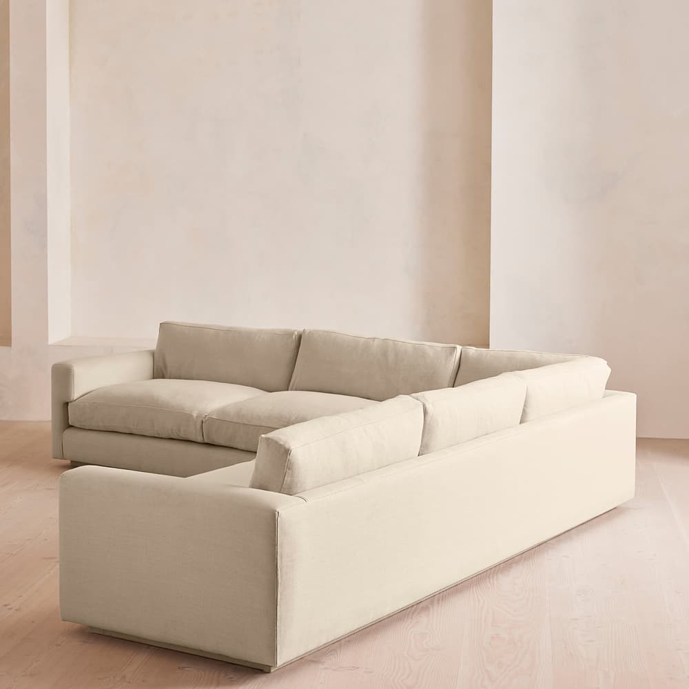 Mossley Corner Sofa - Linen - Bisque - Images - Image 3
