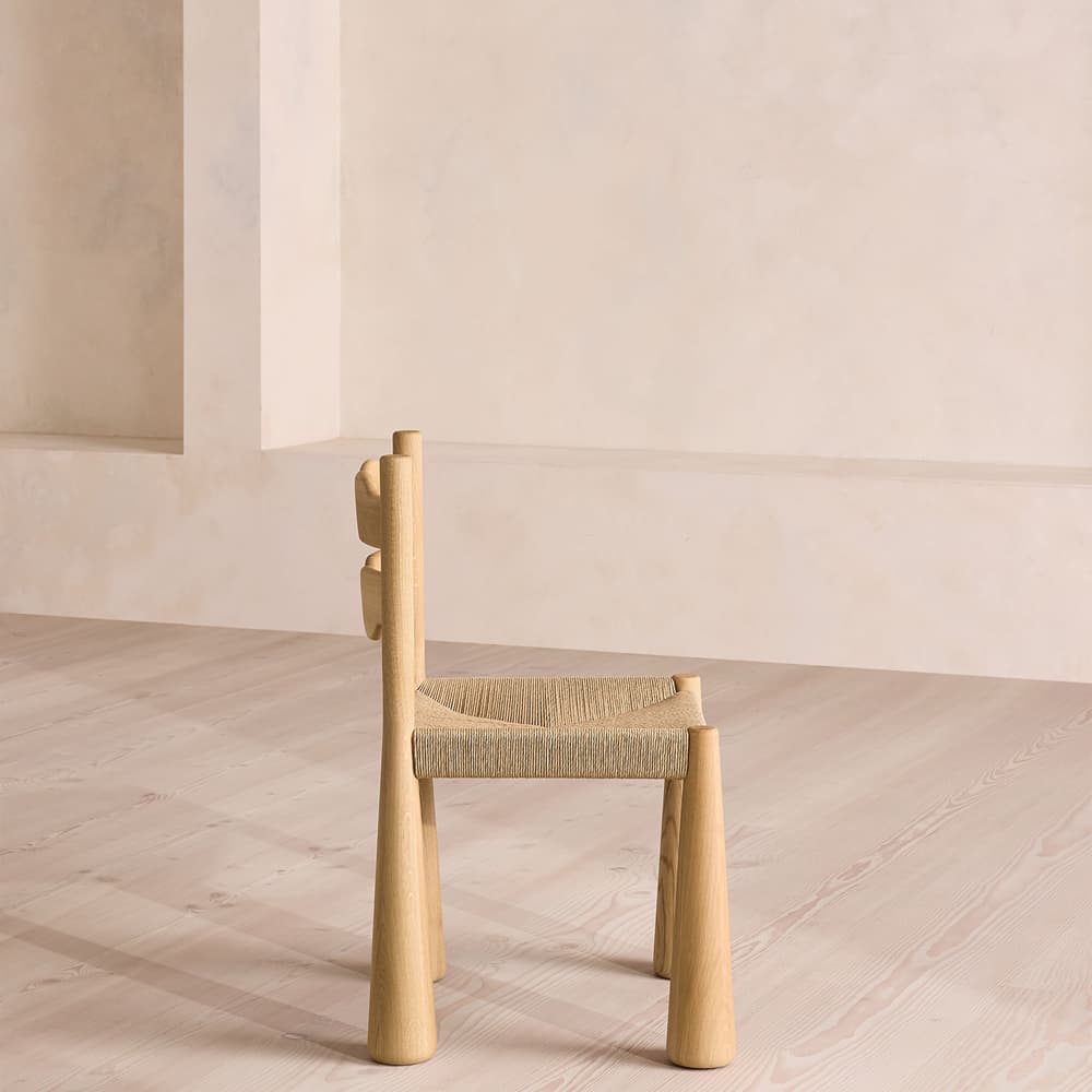 Pair of Manuel Dining Chairs - Light Oak - US - Images - Image 3