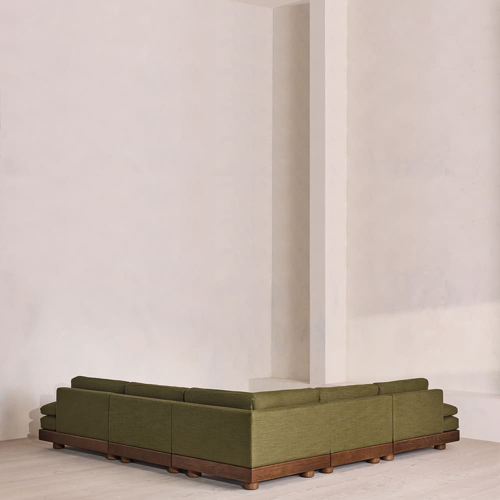 Truro Modular Sofa - Corner Sofa - Wool Linen - Moss UK - Images - Image 3