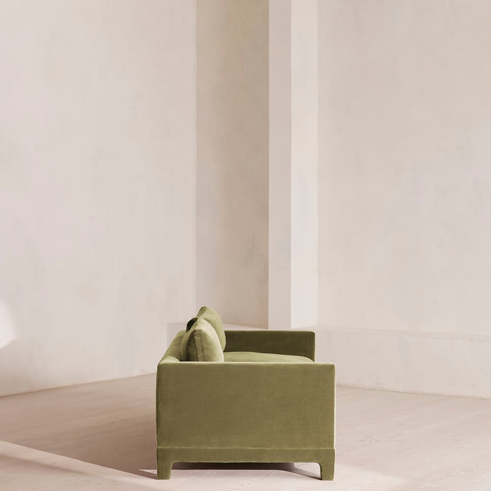 Ashford Three Seater Sofa - Velvet - Lichen - US - Images - Image 3
