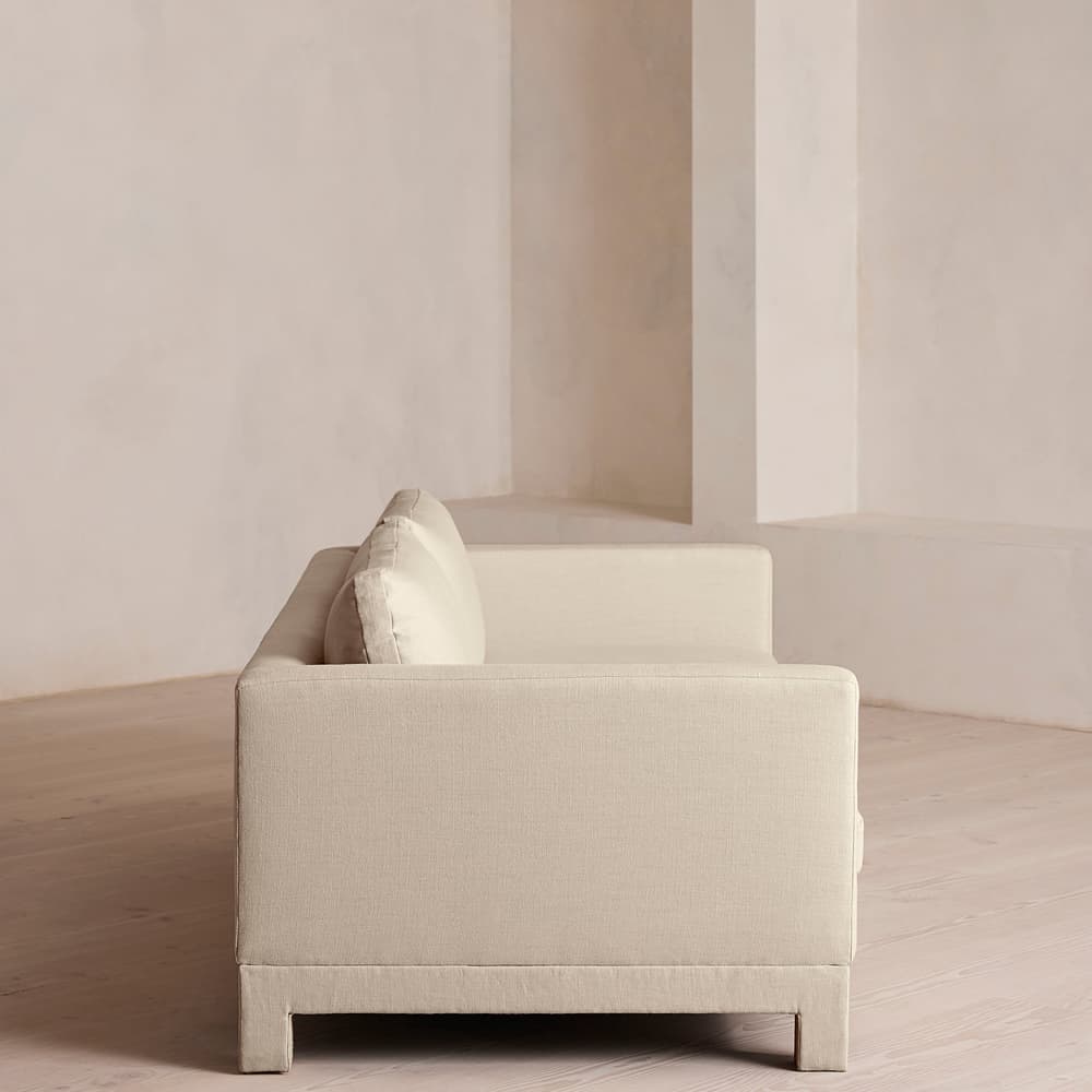 Ashford Three Seater Sofa - Linen - Bisque - US - Images - Image 3