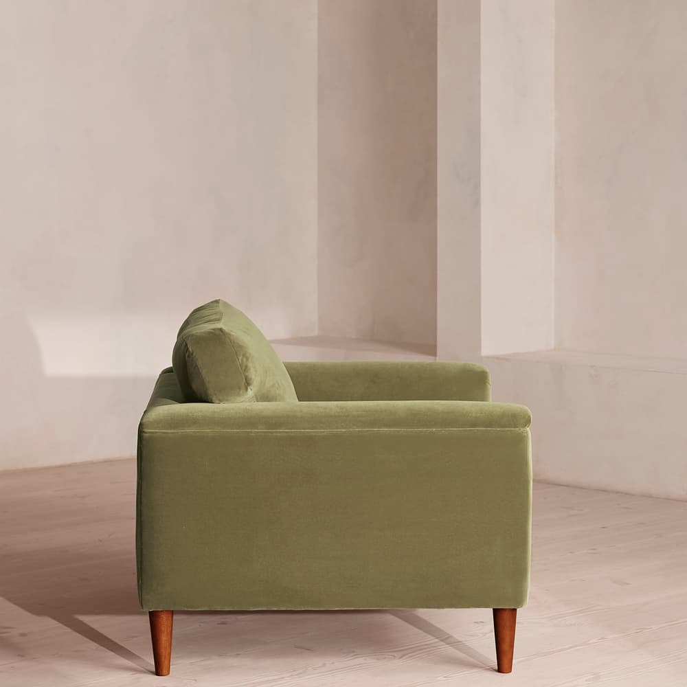 Reya Loveseat Velvet - Lichen - Images - Image 3