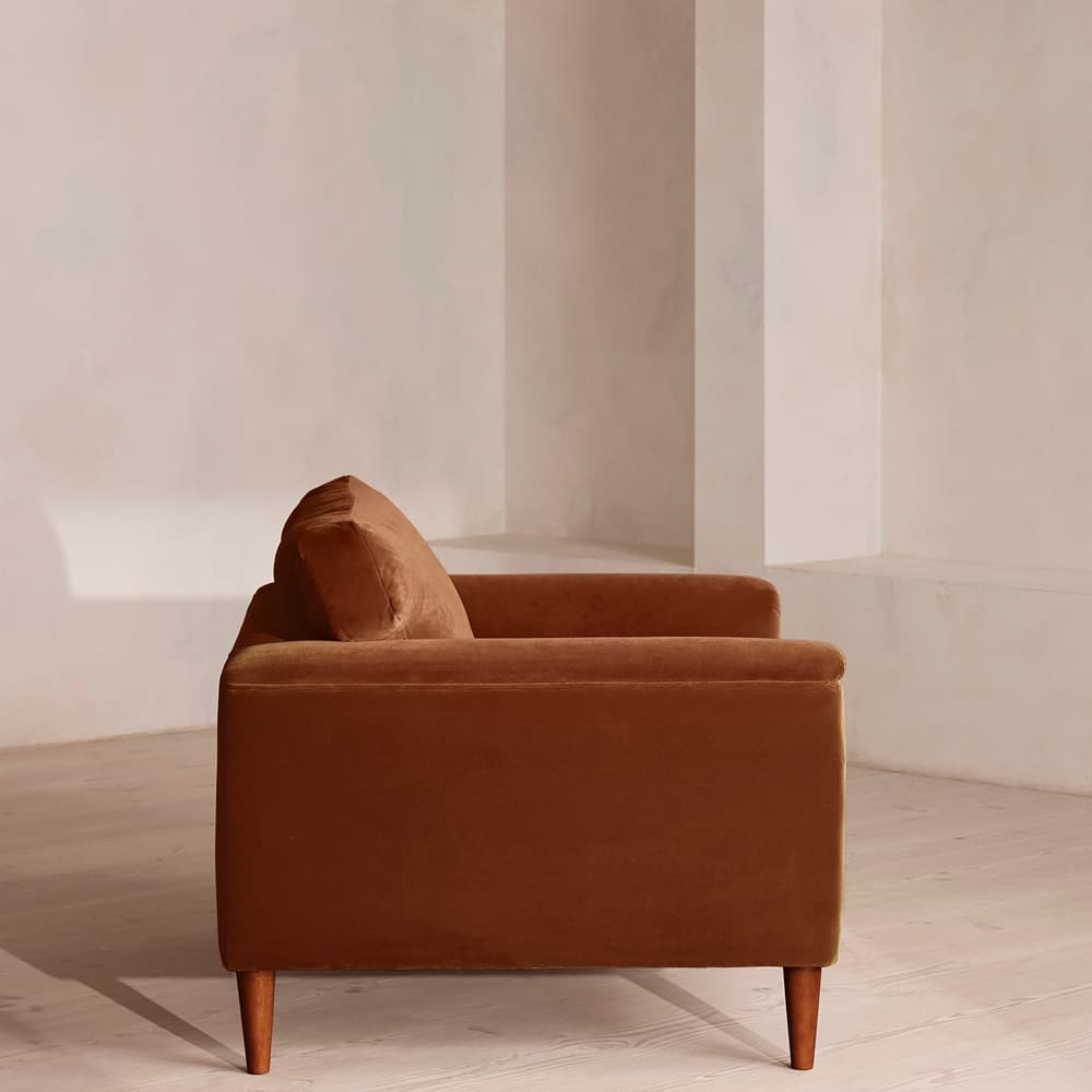 Reya Loveseat - Velvet - Cinnamon - UK - Images - Image 3