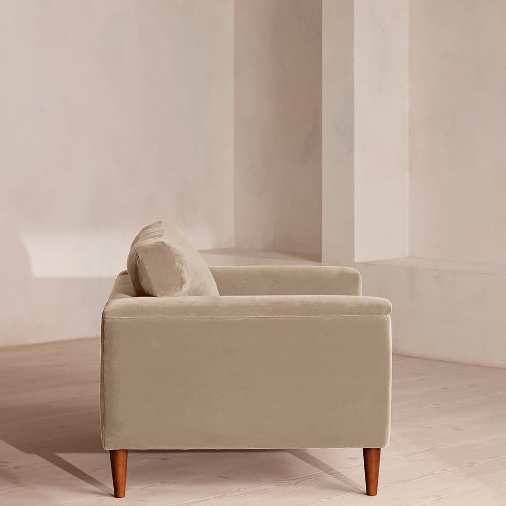 Reya Loveseat - Velvet - Oyster - US - Images - Image 3