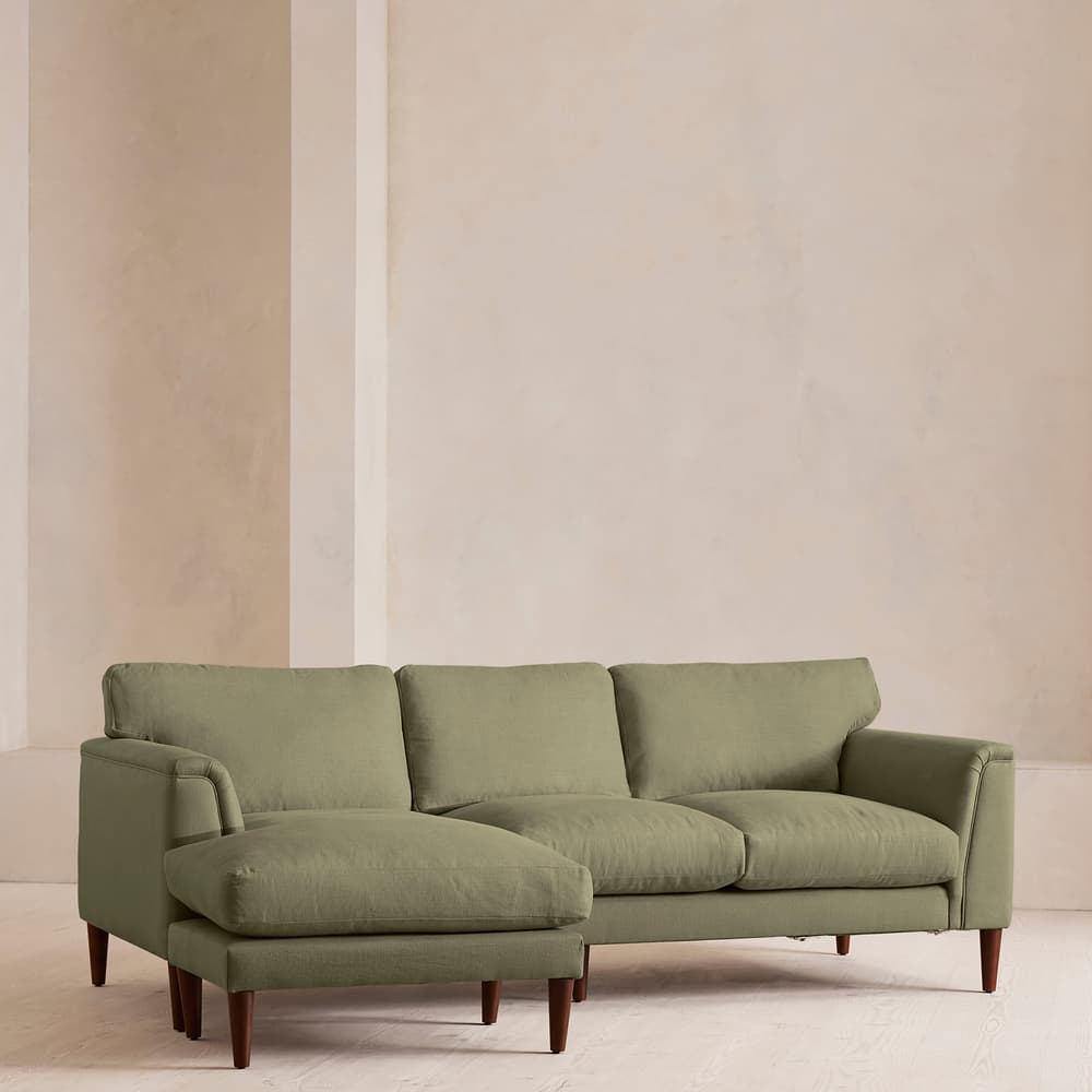 Reya Chaise-end Sofa - Linen - Sage - US - Listing - Image 3