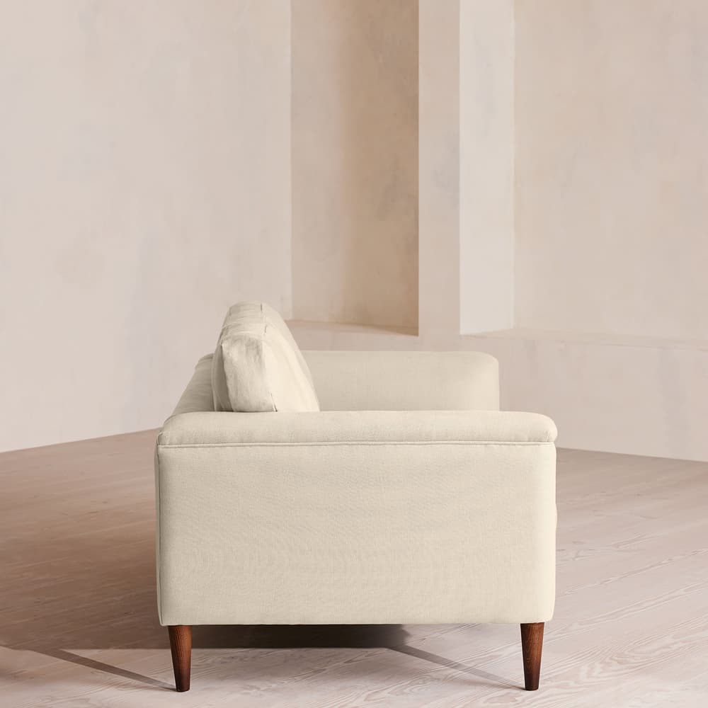 Reya Two Seater Sofa - Linen - Bisque - US - Images - Image 3