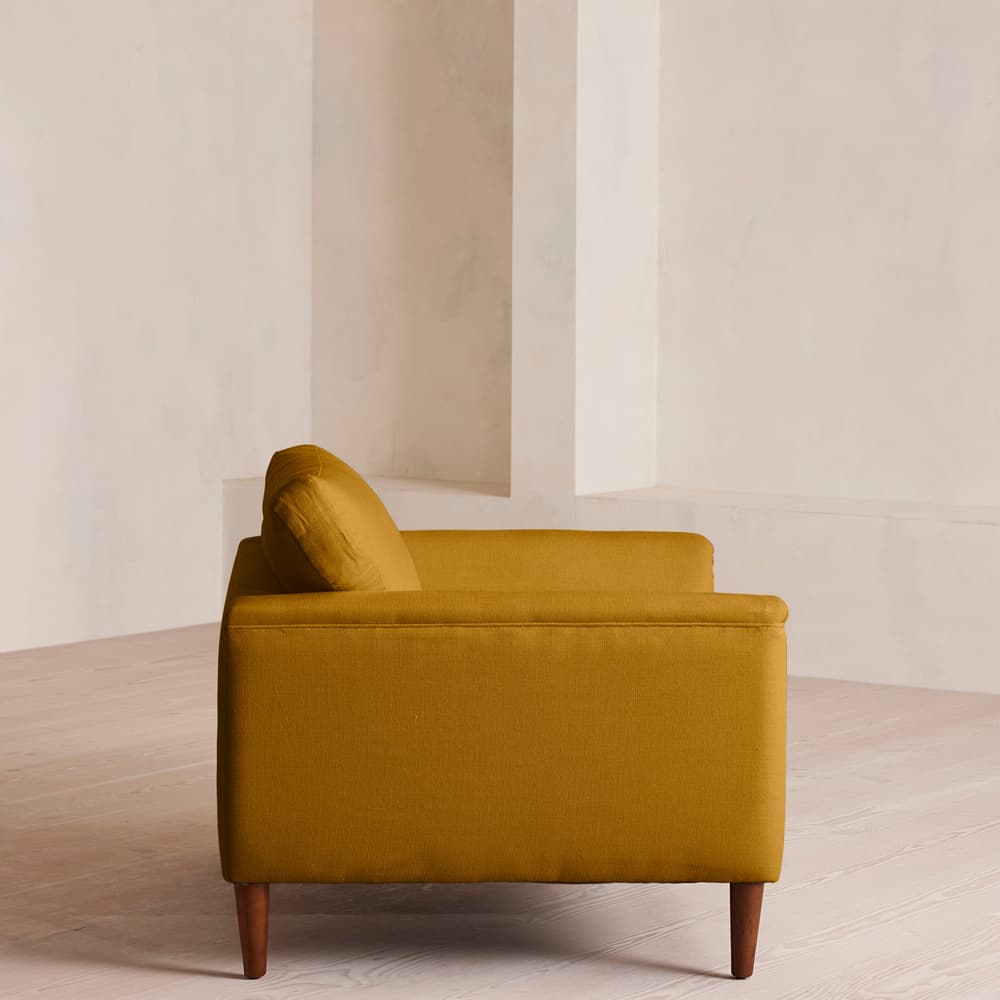 Reya Loveseat - Linen - Turmeric - UK - Images - Image 3