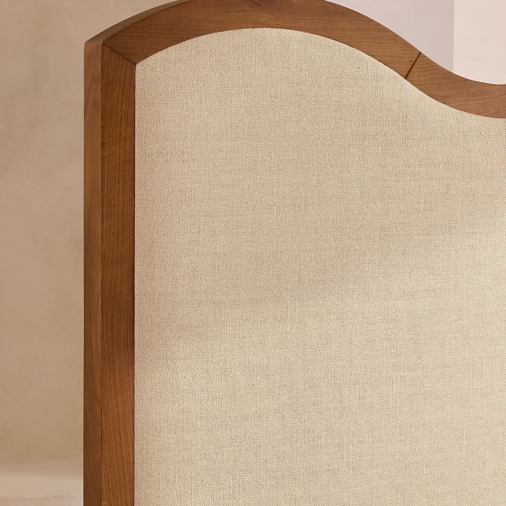 Aubrey Bed - King - Linen - Bisque - Images - Image 3