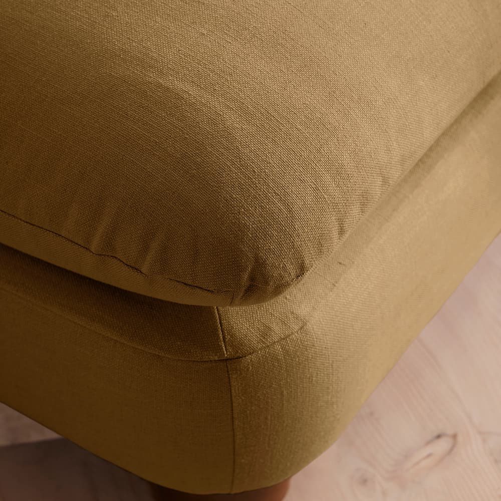 Vivienne Ottoman - Linen - Ochre - Images - Image 3