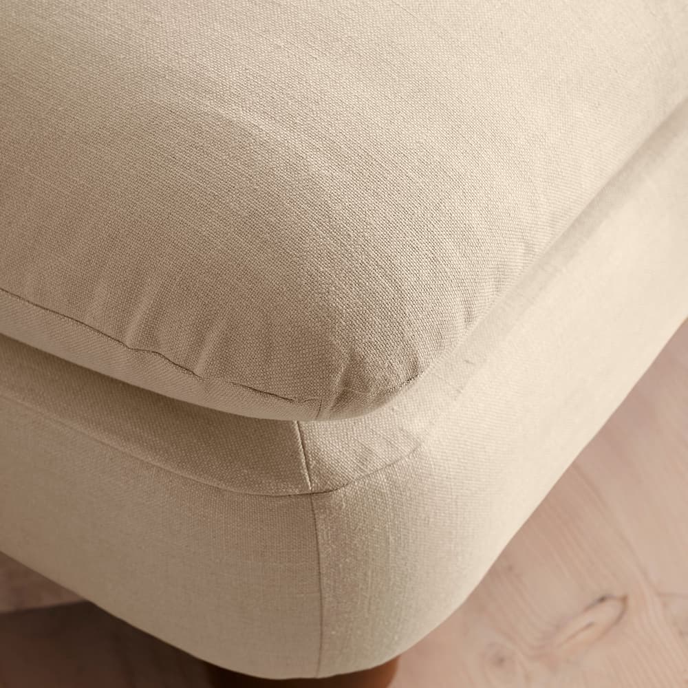 Vivienne Ottoman - Linen - Bisque - Image 3