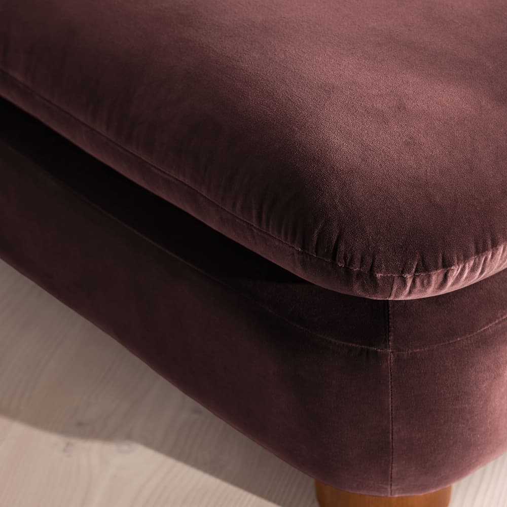 Vivienne Ottoman - Velvet - Aubergine - UK - Image 3