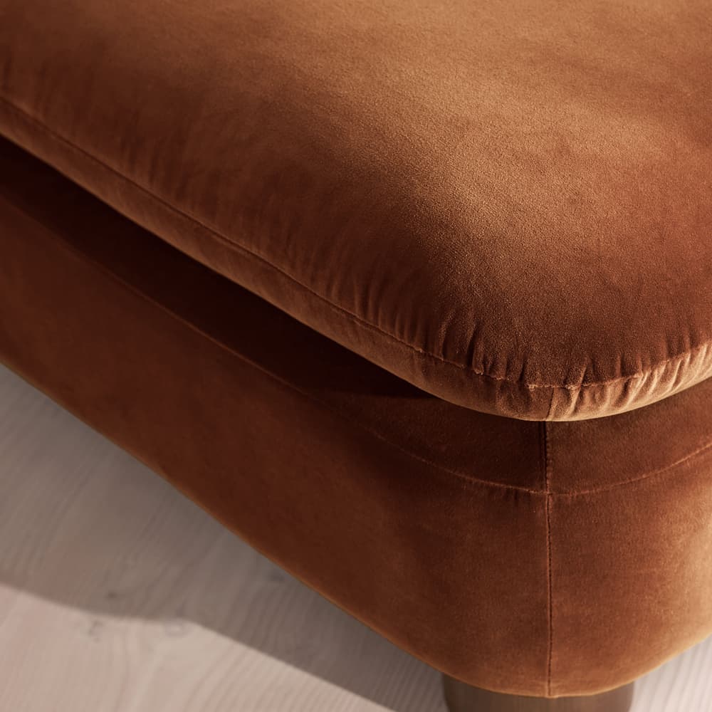 Vivienne Ottoman - Velvet - Cinnamon - US - Image 3