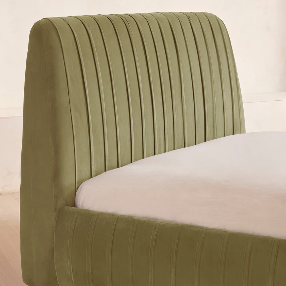 Vivienne Bed - Full - Velvet - Lichen - US - Images - Image 3
