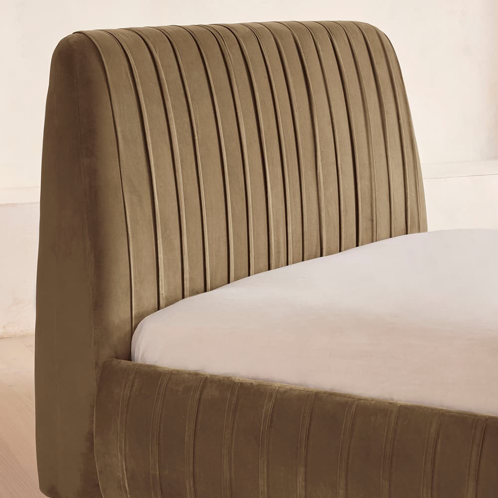 Vivienne Bed - King - Velvet - Truffle - US - Images - Image 3