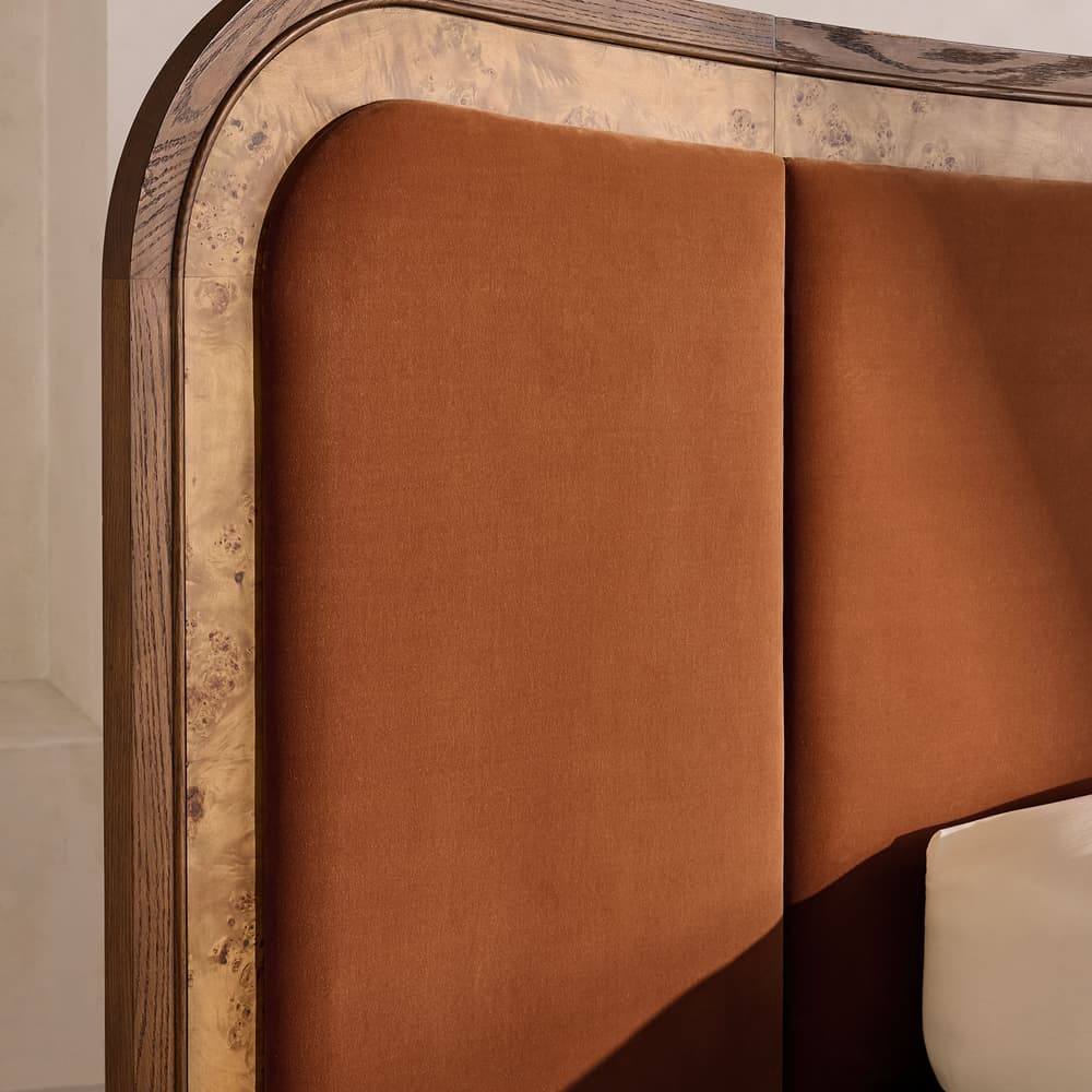 Alana Bed - King - Velvet - Cinnamon - UK - Images - Image 3
