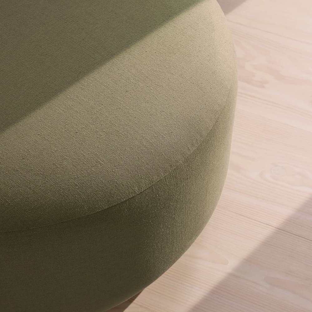 Aline Ottoman - Linen - Sage - UK - Image 3