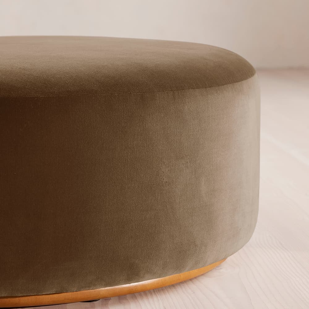 Aline Ottoman - Velvet - Truffle - UK - Images - Image 3