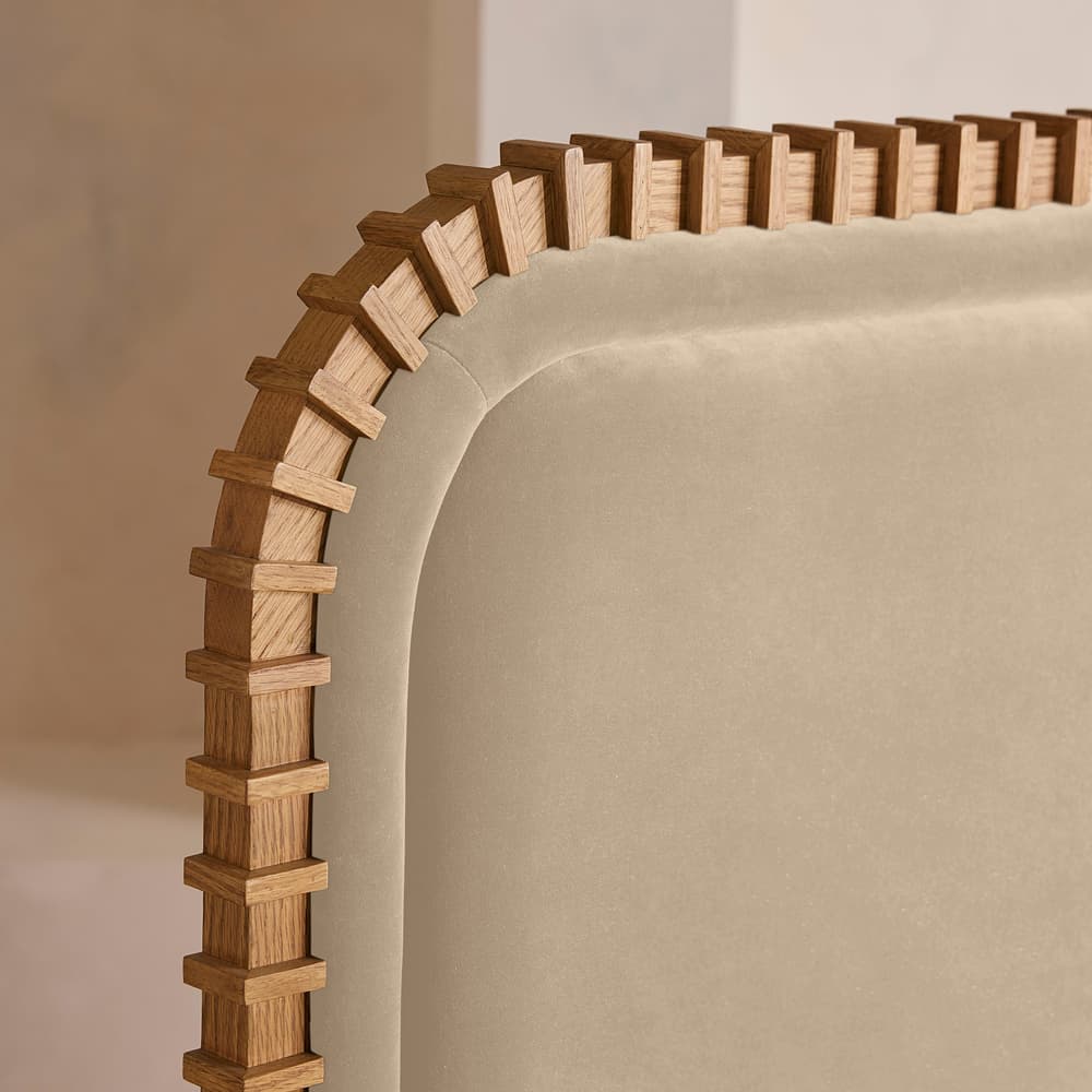 Angus Bed - King - Velvet - Oyster - UK - Images - Image 3