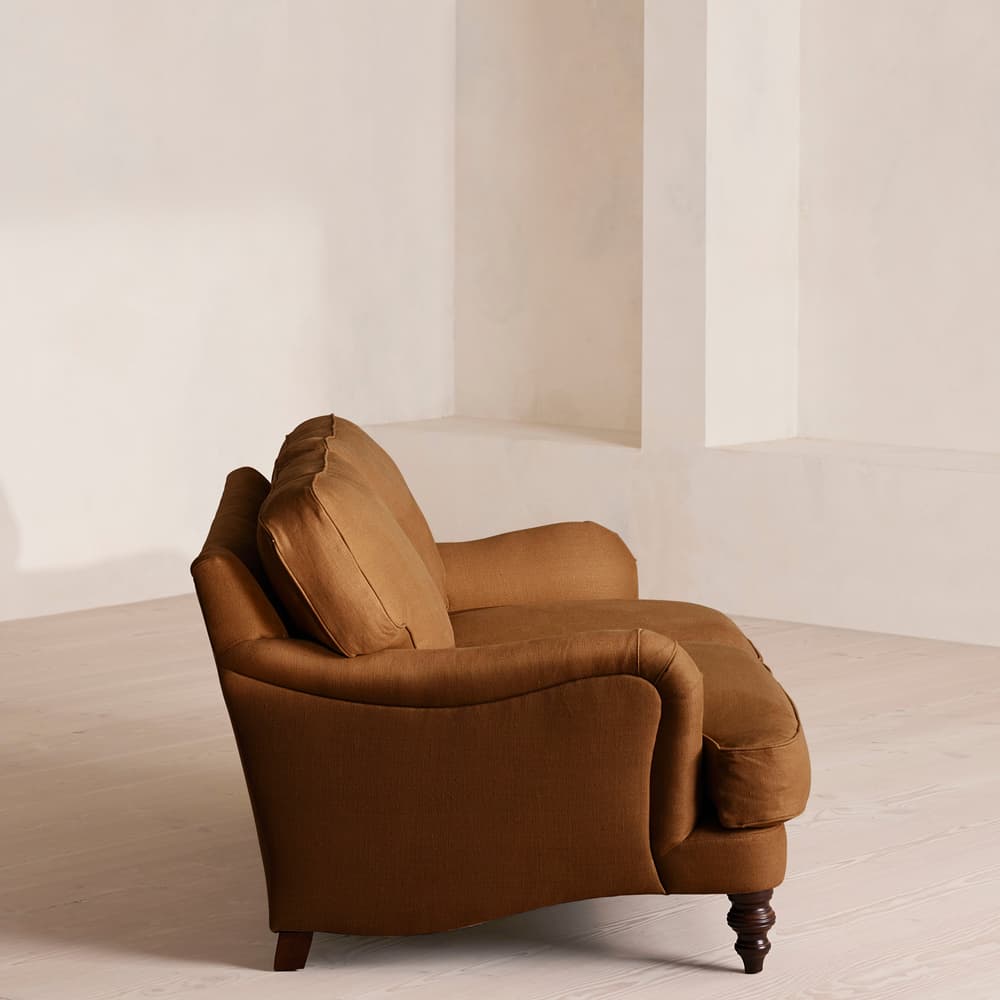 Arundel Two Seater - Sofa - Linen - Terracotta - Images - Image 3