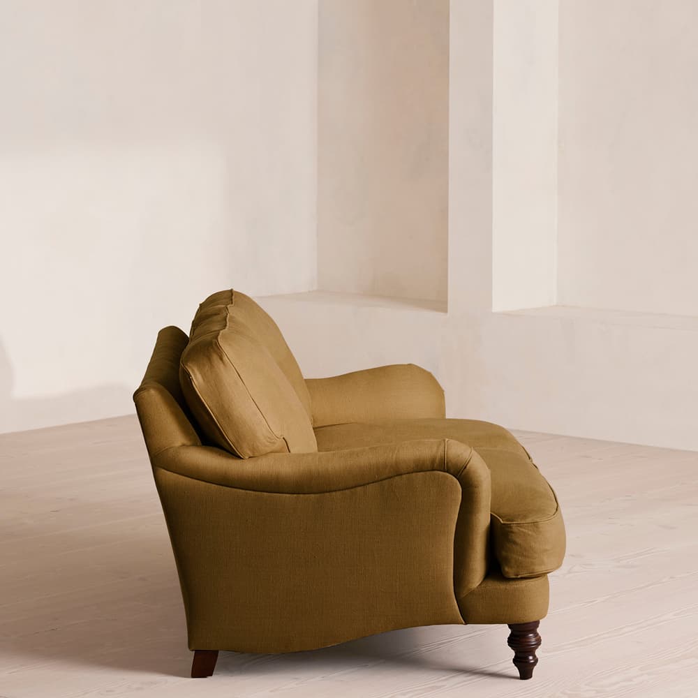 Arundel Two Seater - Sofa - Linen - Ochre - Images - Image 3