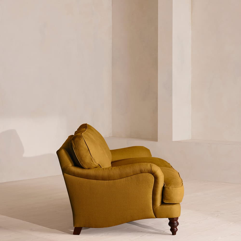 Arundel Three Seater - Sofa - Linen - Turmeric - Images - Image 3