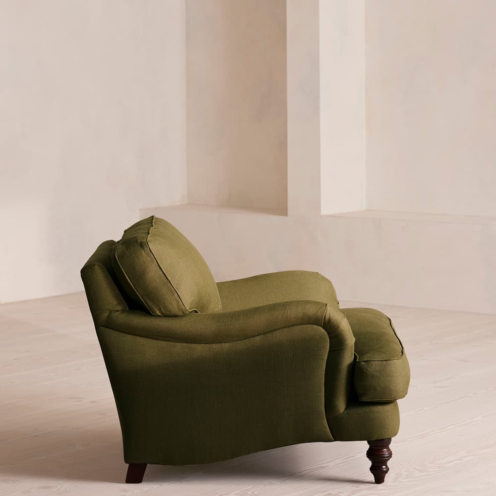 Arundel Loveseat - Linen - Olive - Images - Image 3