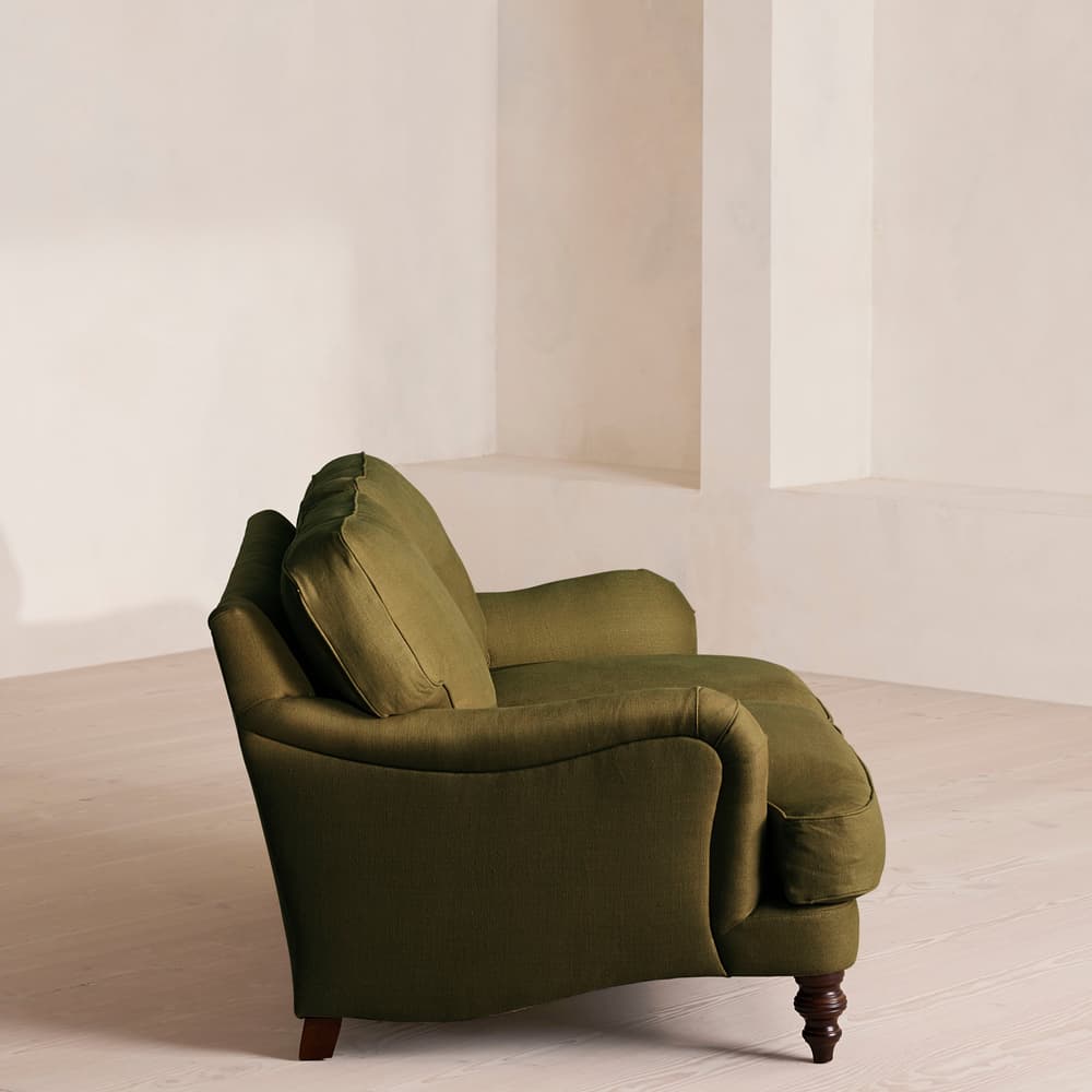 Arundel Two Seater - Sofa - Linen - Olive - Images - Image 3