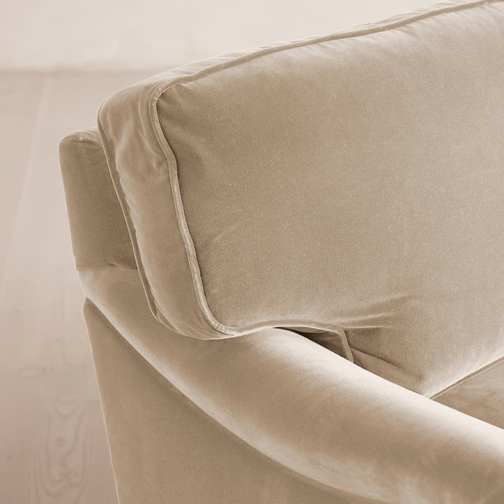 Arundel Two Seater Sofa - Velvet - Oyster - Images - Image 3