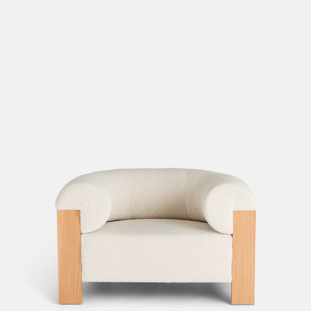Eldon Armchair - Oak - Boucle Natural - US - Listing - Image 3