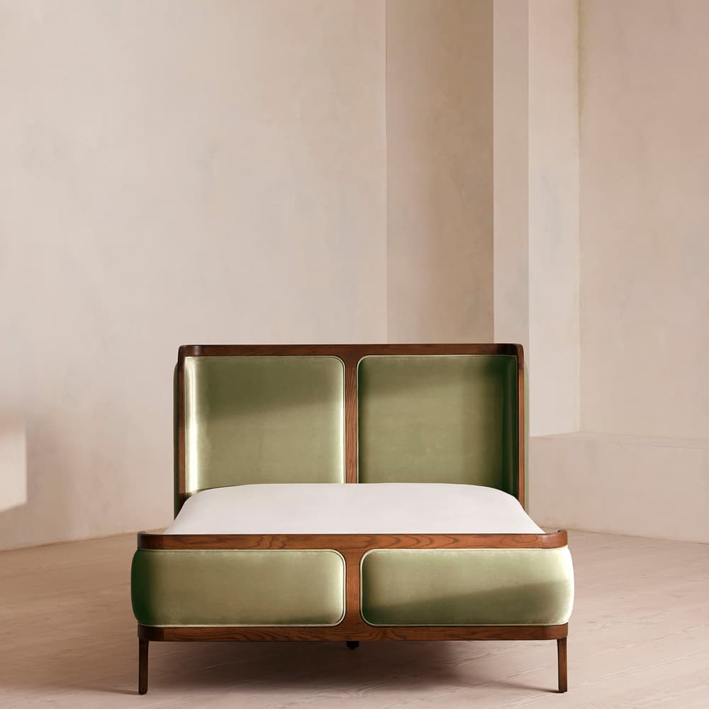 Belsa Bed - King - Velvet - Lichen - Listing - Image 3