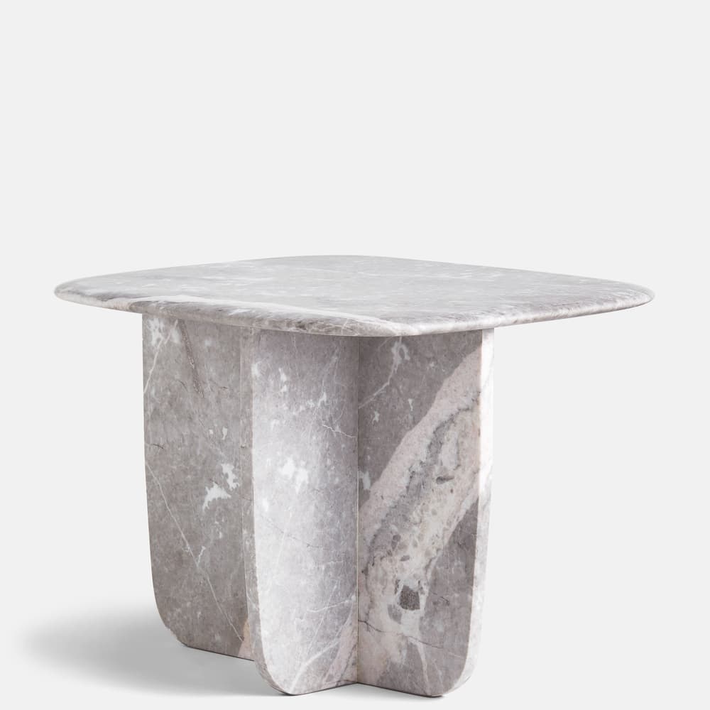 Fawsley Side Table - Grey Emperador Marble - Images - Image 3