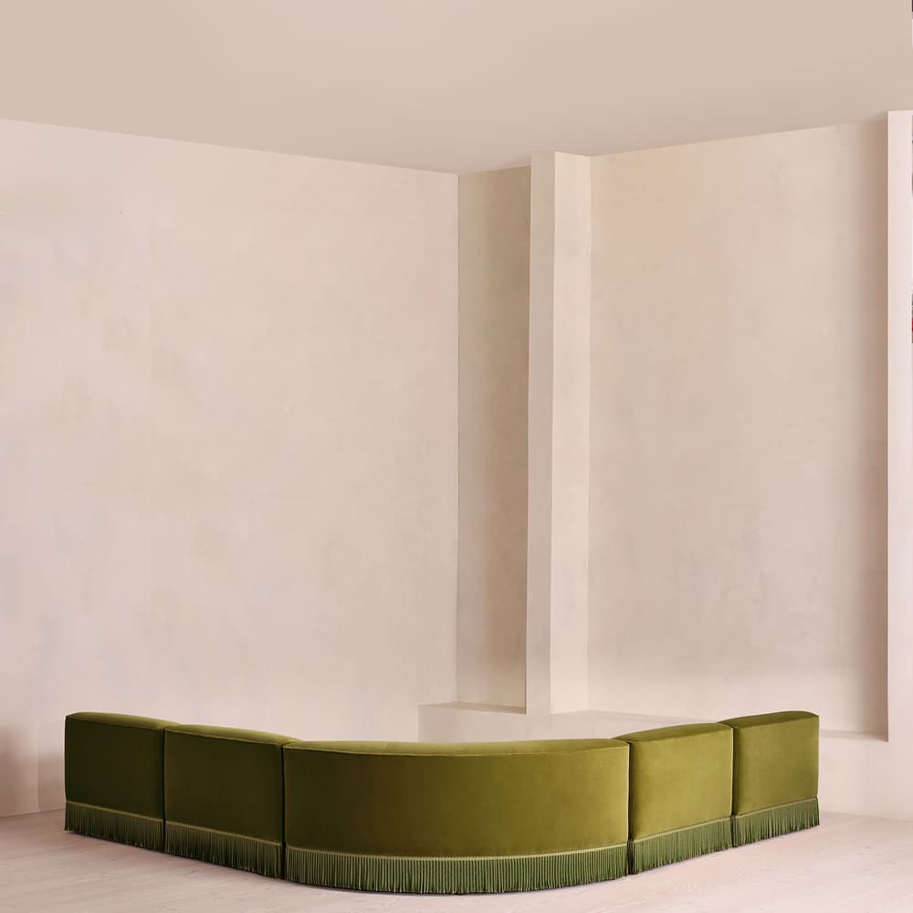 Elowen Modular Sofa - Corner Sofa - Velvet - Olive UK - Images - Image 3