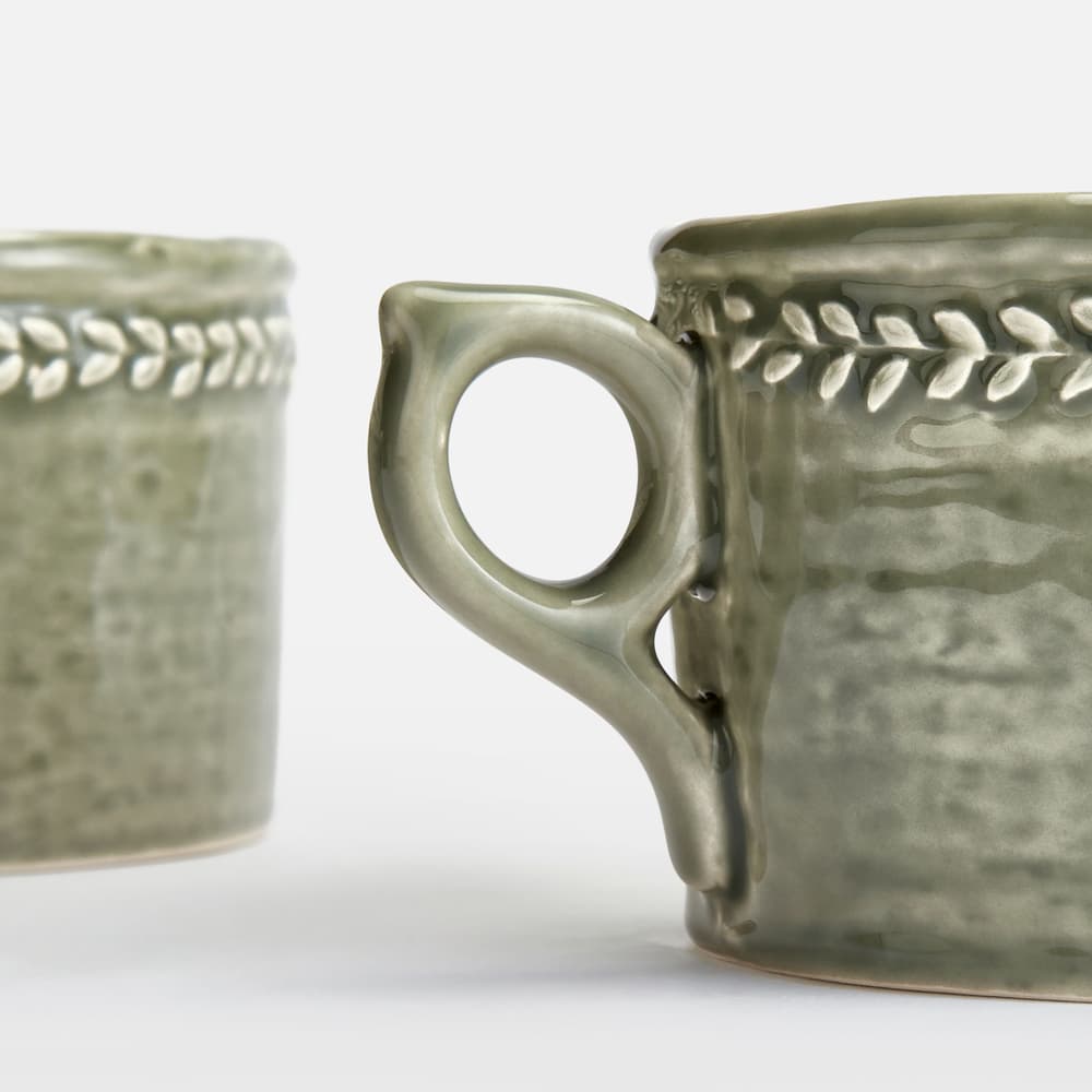 Hillcrest Mug - Green - Set of Four - Images - Image 3