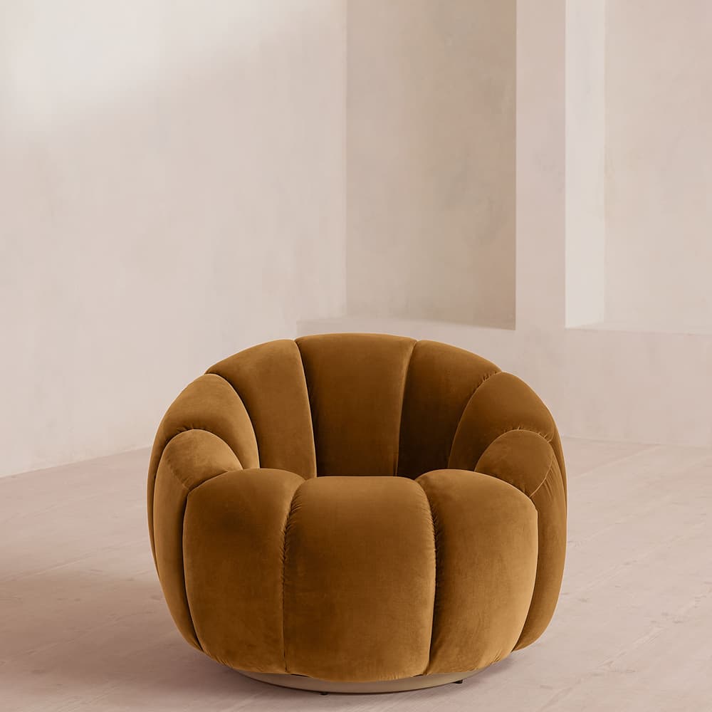 Garret Armchair - Velvet - Mustard - Listing - Image 3